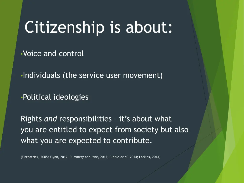 citizenship is about