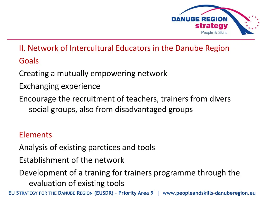 ii network of intercultural educators