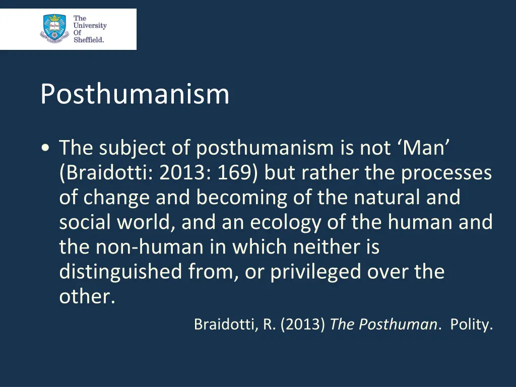 posthumanism