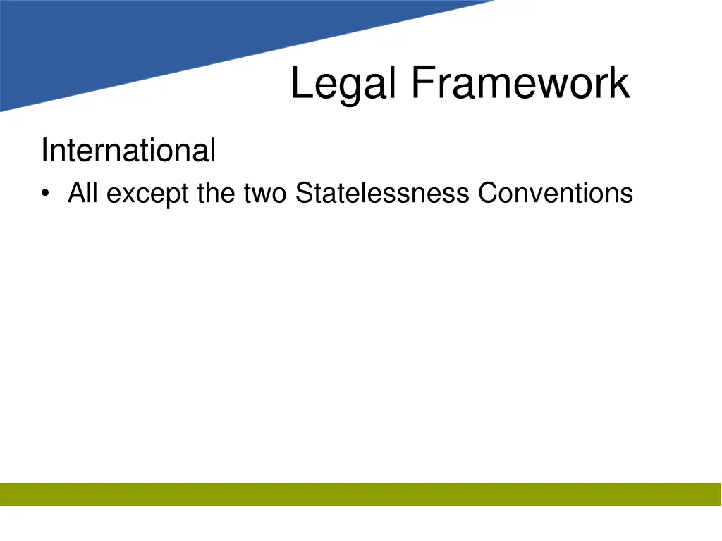 legal framework 1