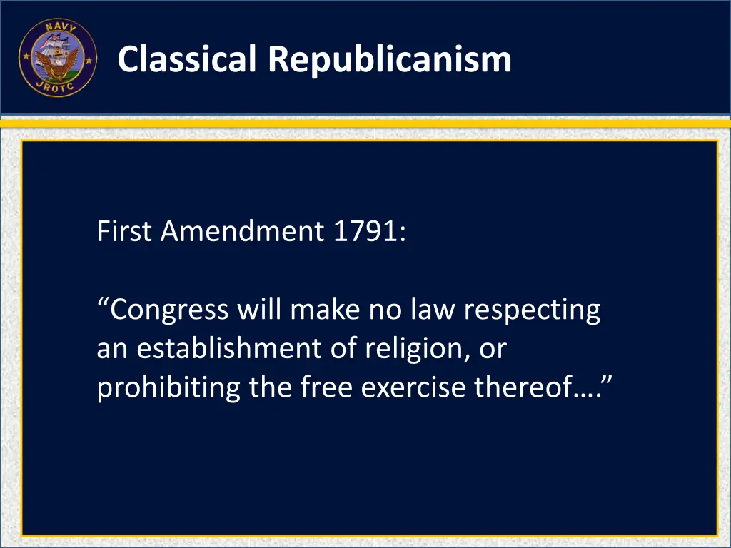 classical republicanism 2