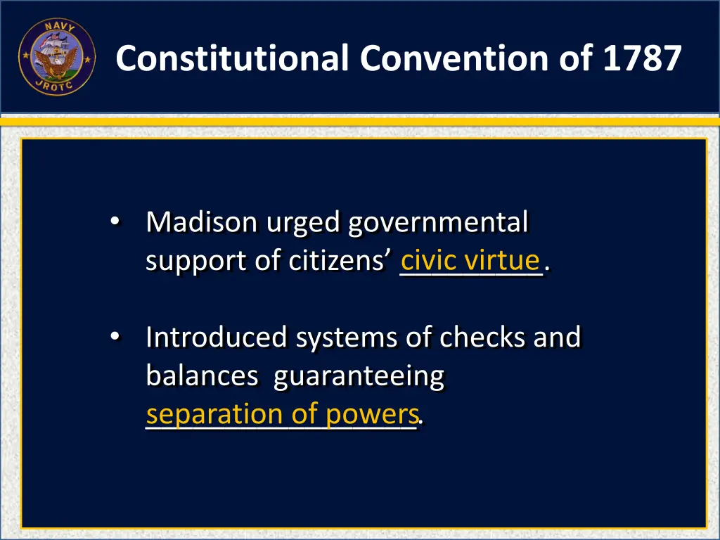 constitutional convention of 1787