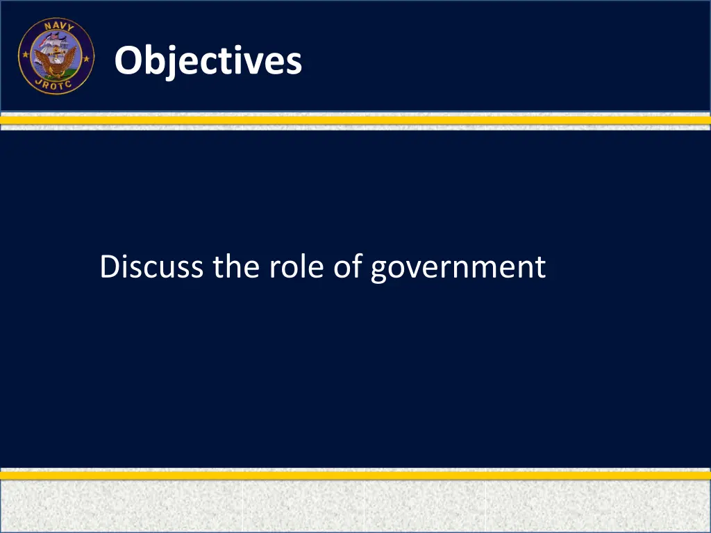 objectives