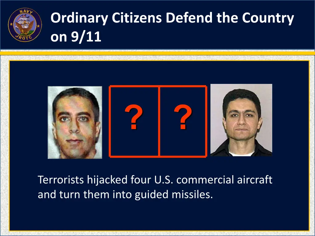 ordinary citizens defend the country on 9 11 1