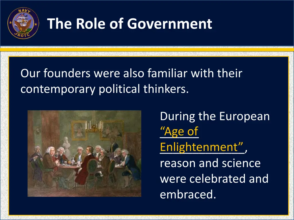 the role of government 2