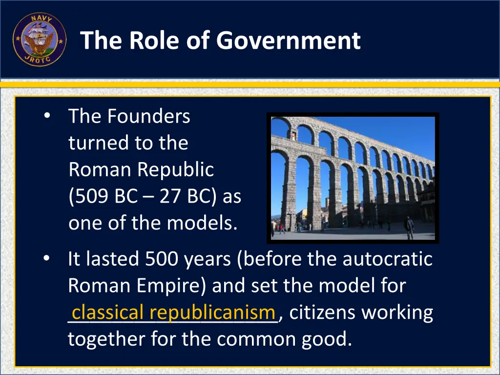 the role of government 4