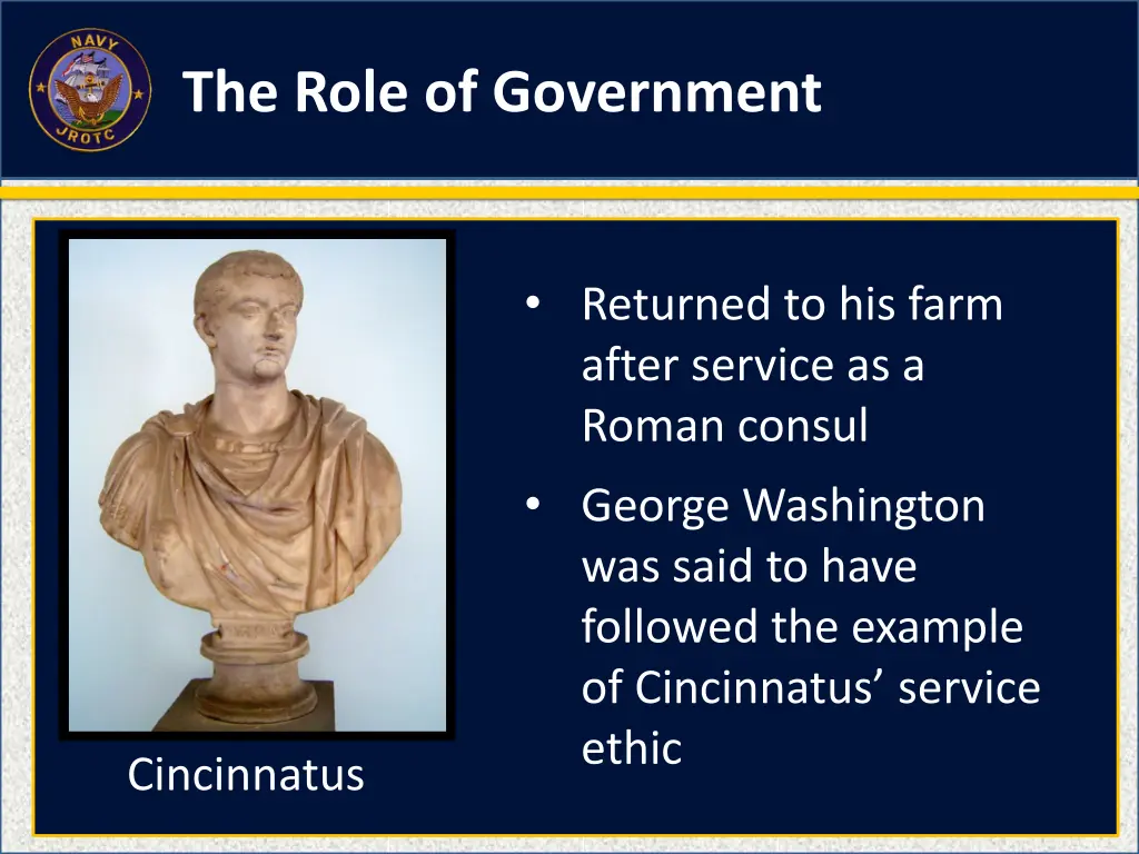 the role of government 6