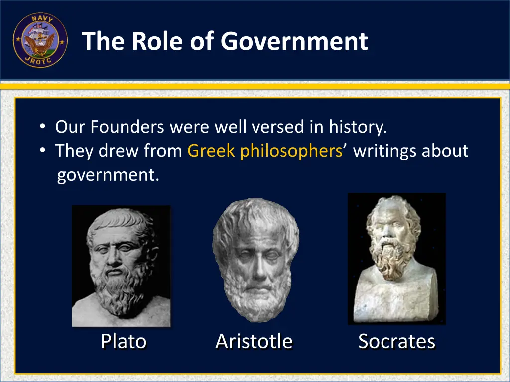 the role of government