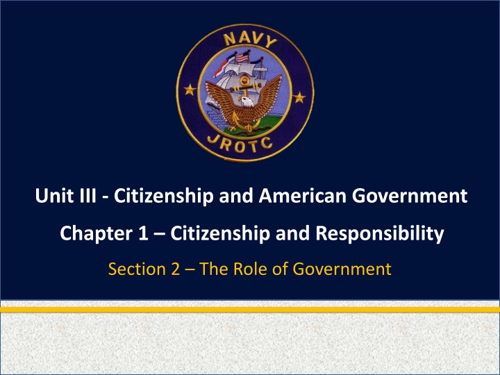 unit iii citizenship and american government