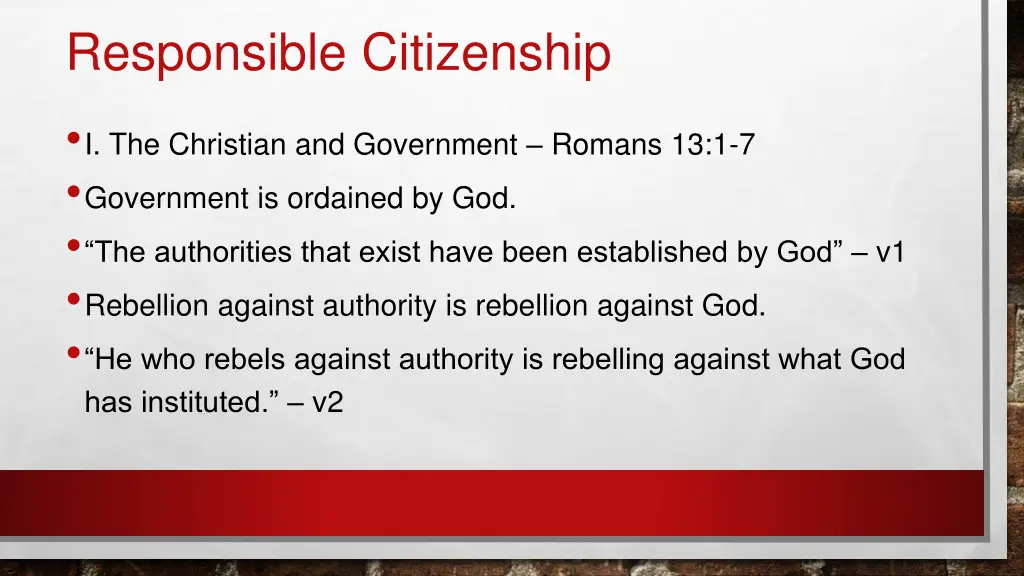 responsible citizenship 2