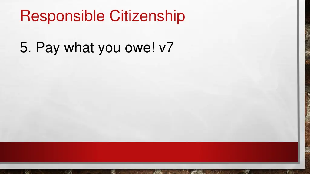 responsible citizenship 3