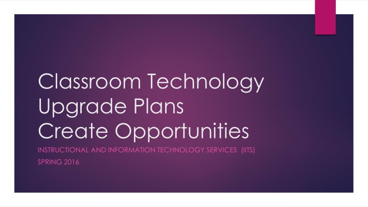 classroom technology upgrade plans create