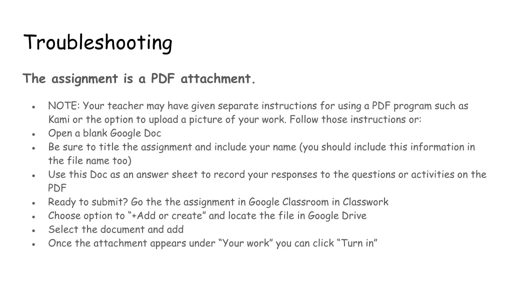 troubleshooting 2