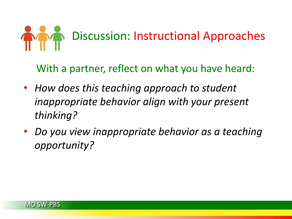 discussion instructional approaches