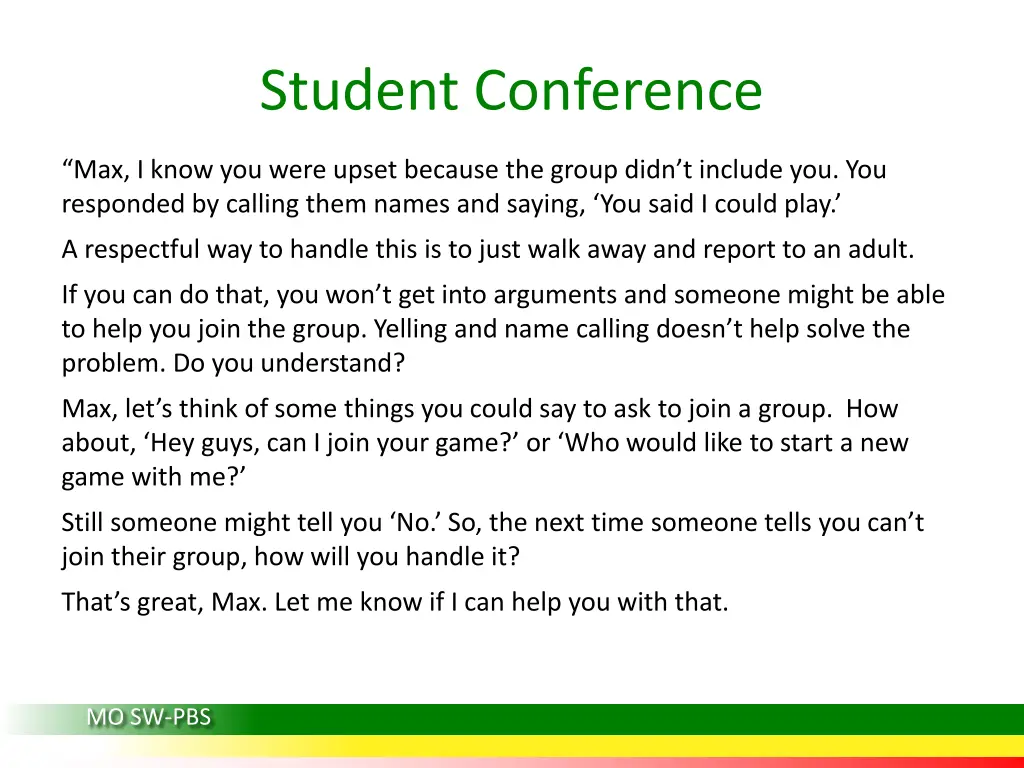 student conference 1