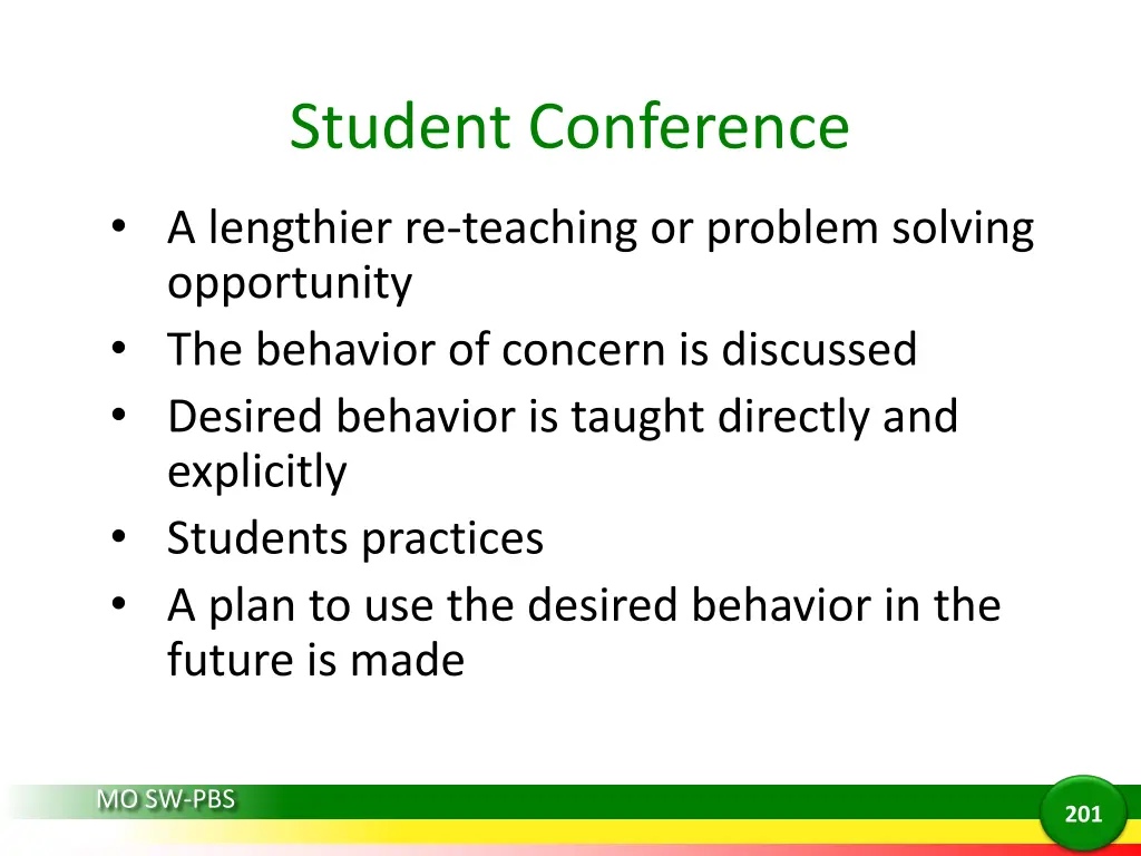 student conference