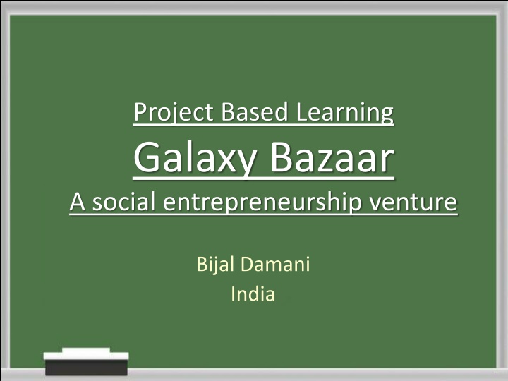 project based learning galaxy bazaar a social