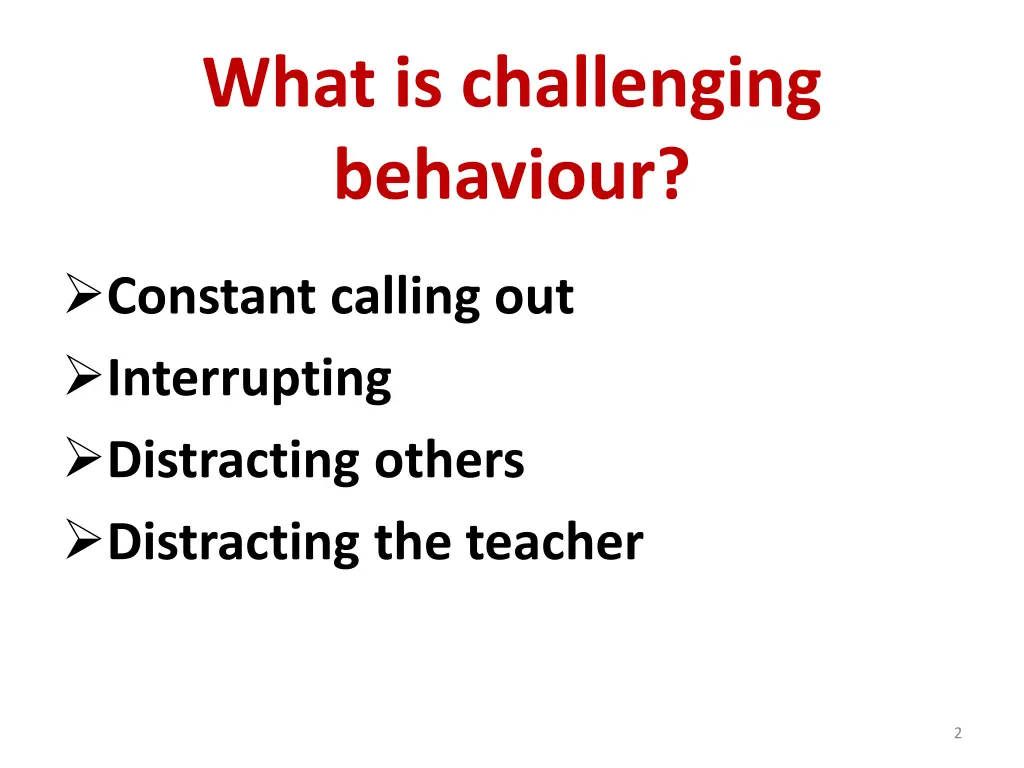 what is challenging behaviour