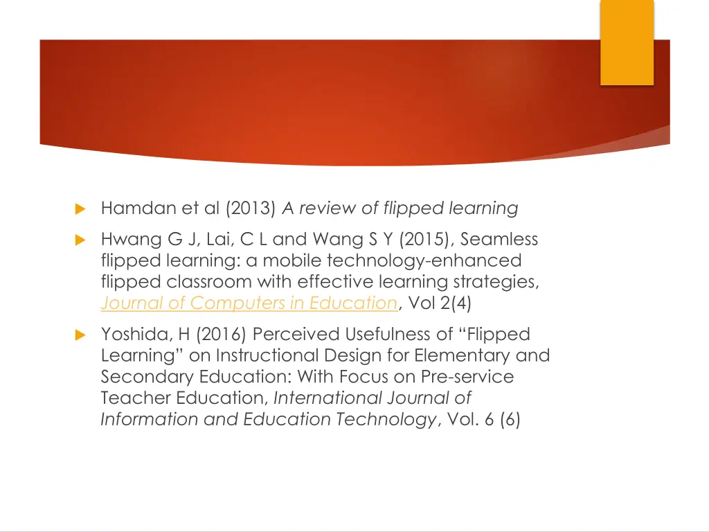 hamdan et al 2013 a review of flipped learning