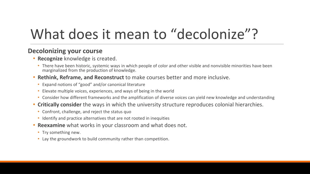 what does it mean to decolonize