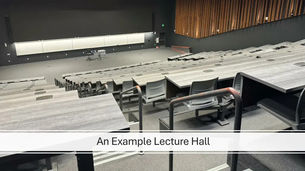 an example lecture hall