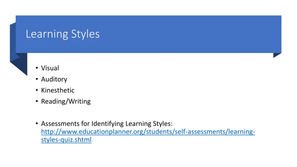 learning styles 1