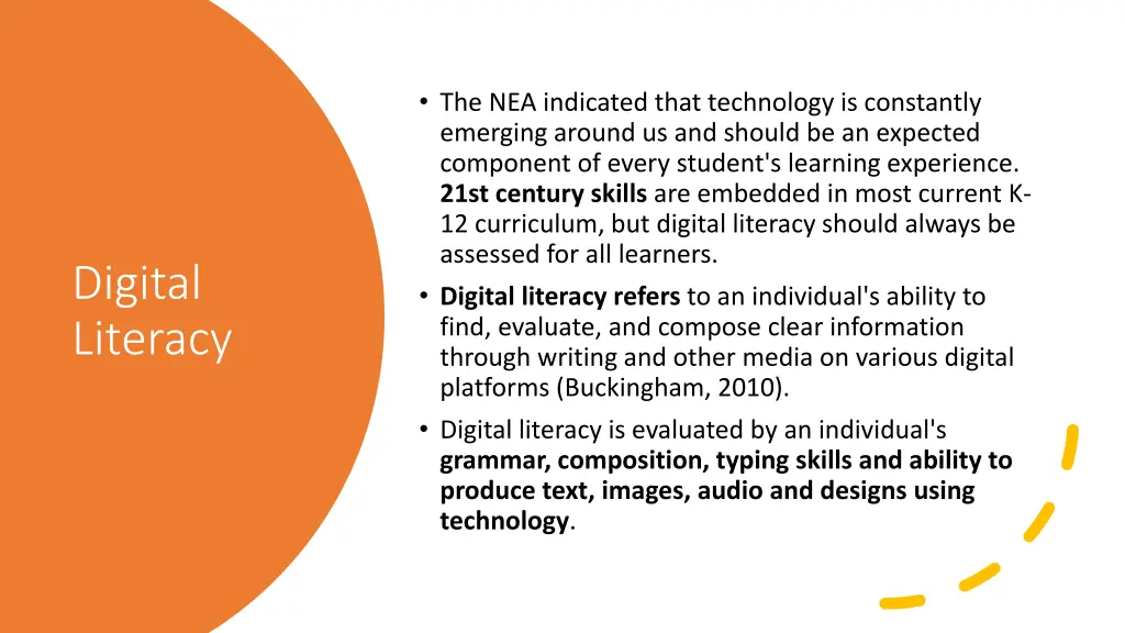 the nea indicated that technology is constantly