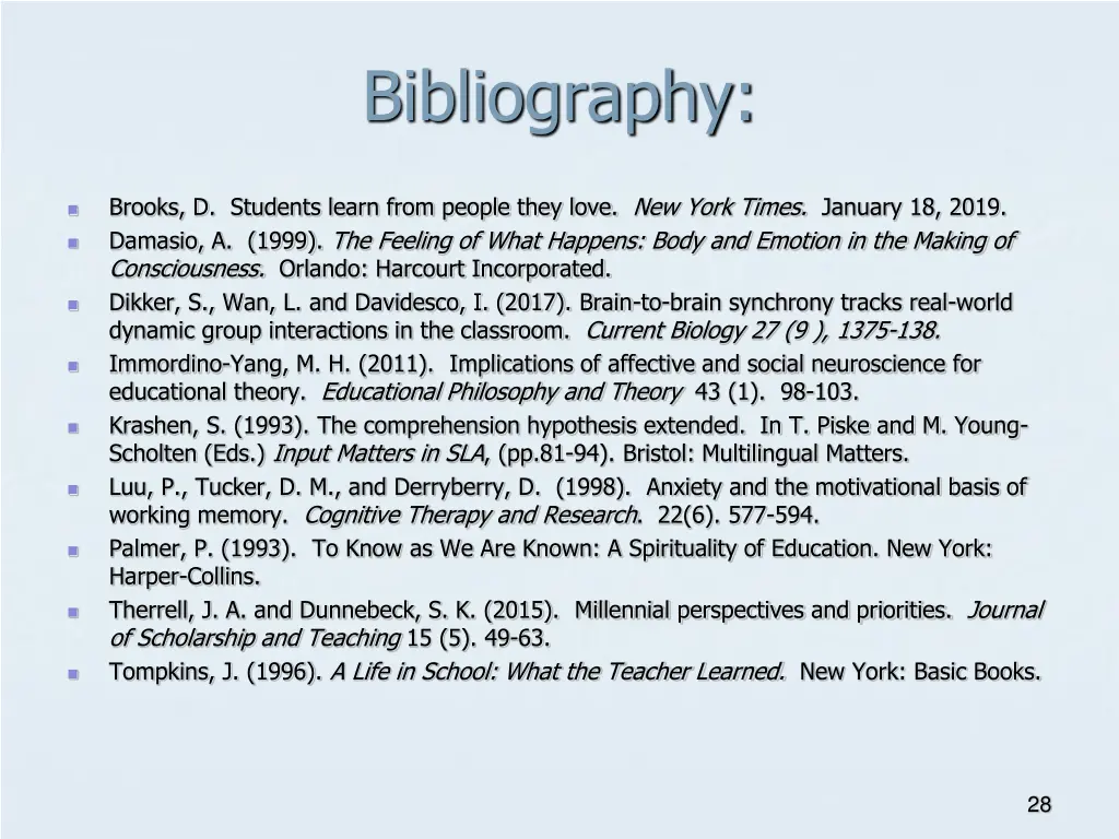 bibliography