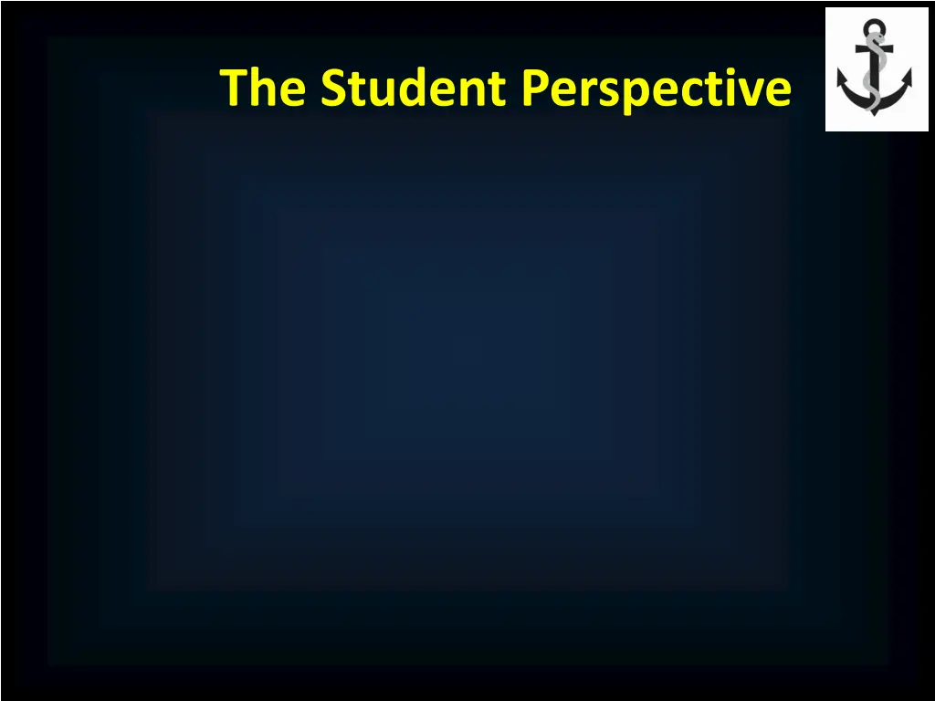 the student perspective