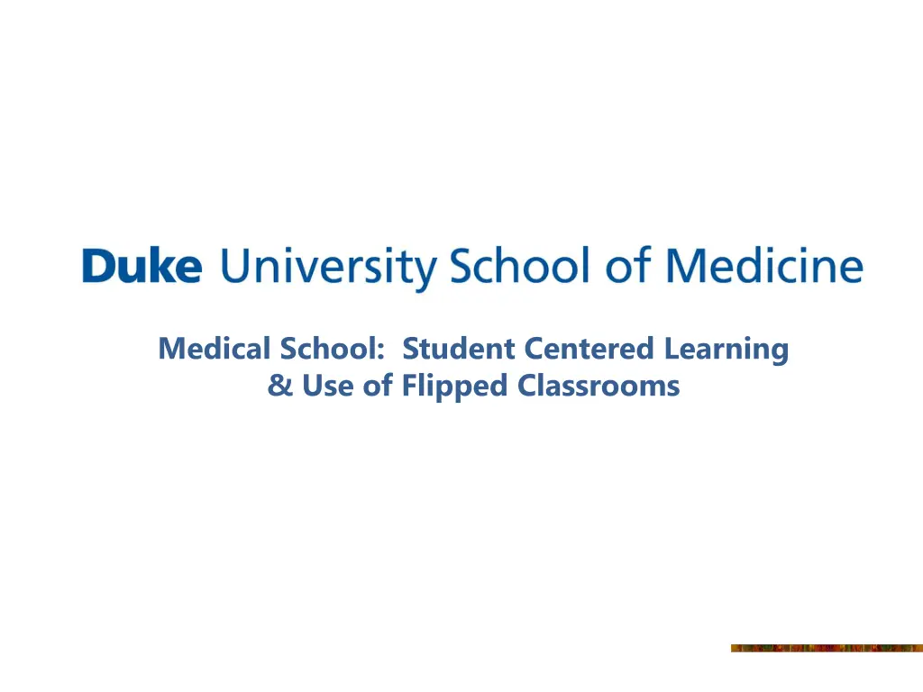 medical school student centered learning