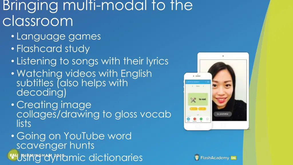 bringing multi modal to the classroom language