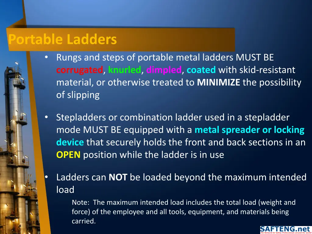 portable ladders rungs and steps of portable