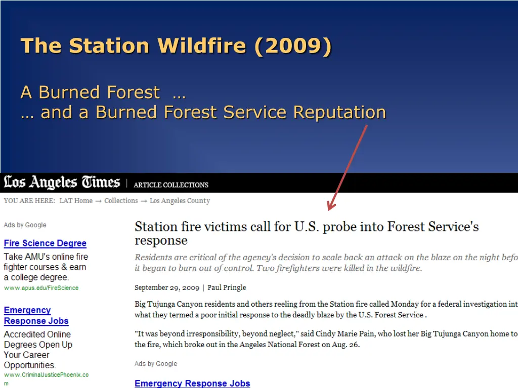 the station wildfire 2009 1