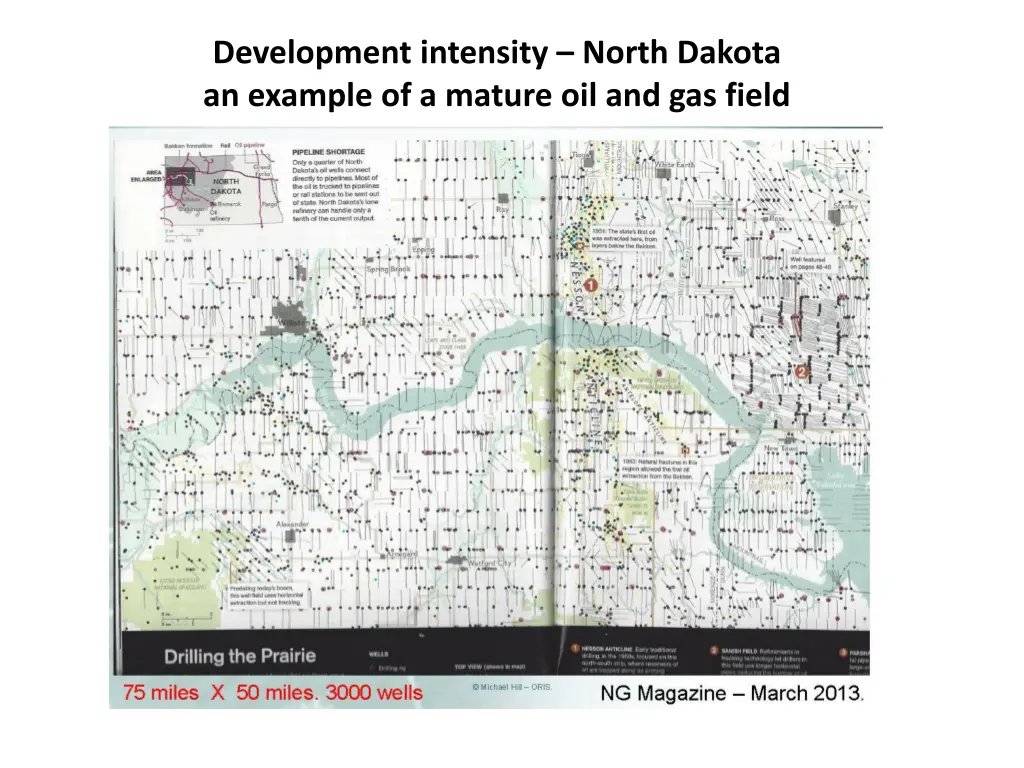 development intensity north dakota an example