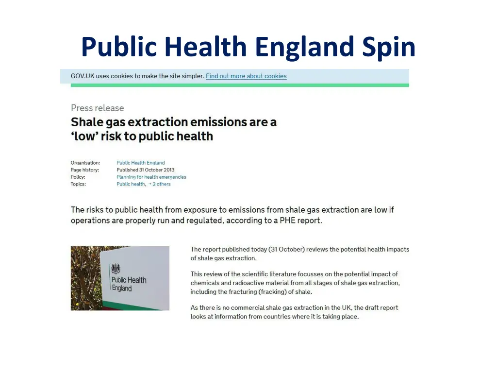 public health england spin