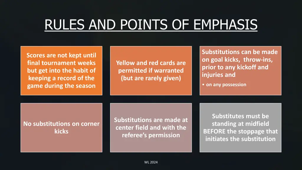 rules and points of emphasis 1