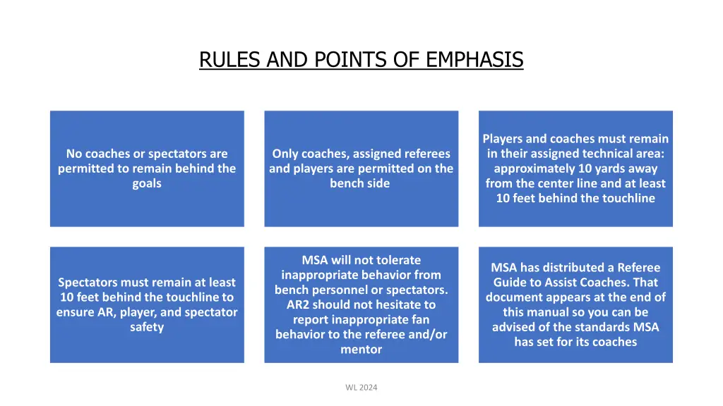 rules and points of emphasis 2