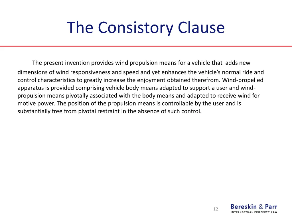 the consistory clause