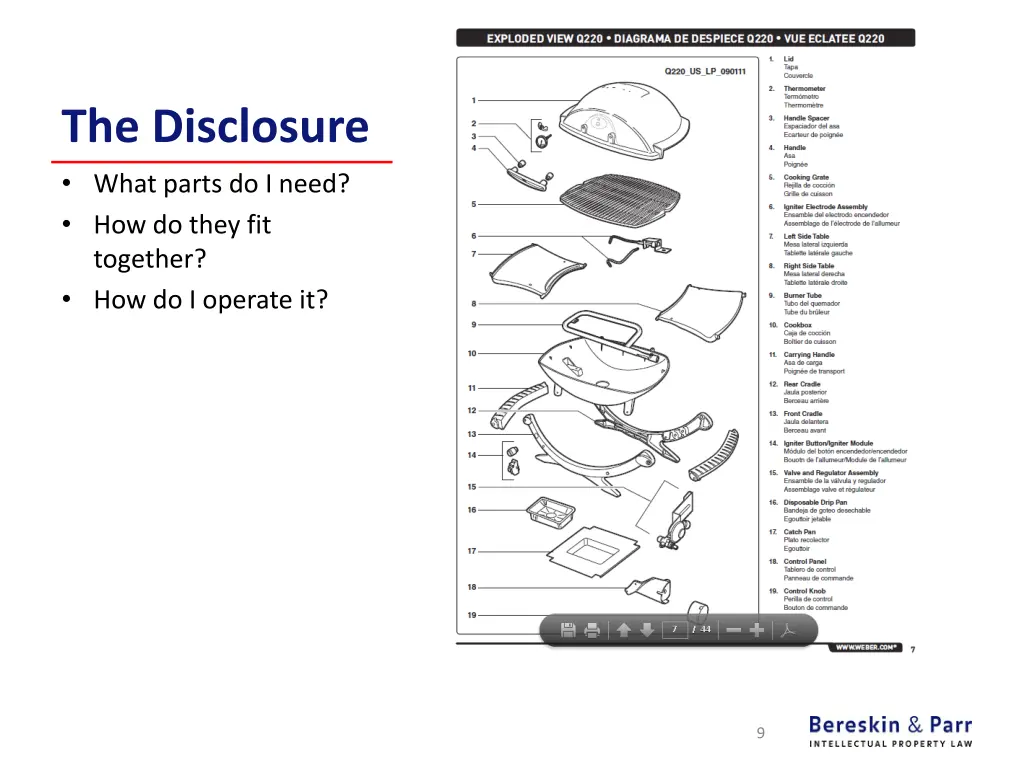 the disclosure what parts do i need how do they