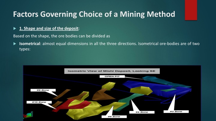 factors governing choice of a mining method