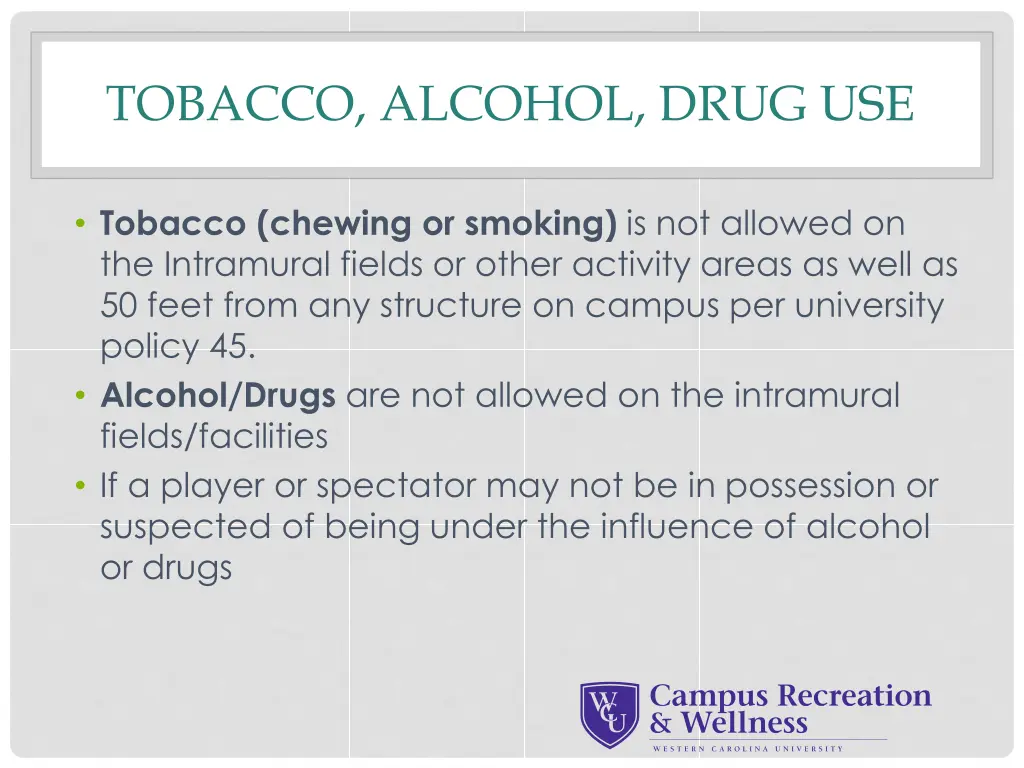 tobacco alcohol drug use