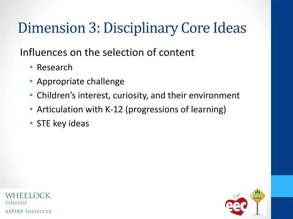 dimension 3 disciplinary core ideas