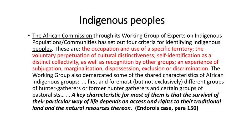 indigenous peoples indigenous peoples