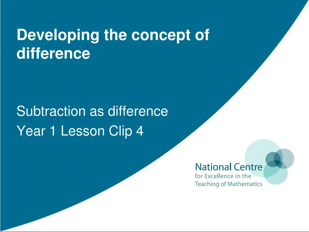 developing the concept of difference 3