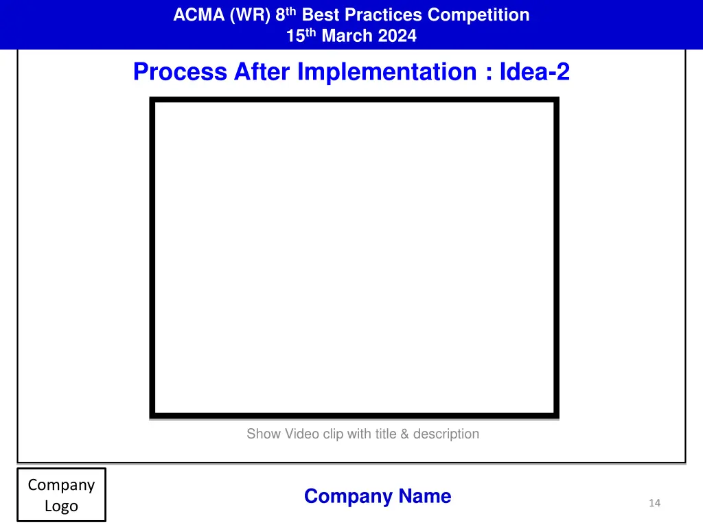 acma wr 8 th best practices competition 13