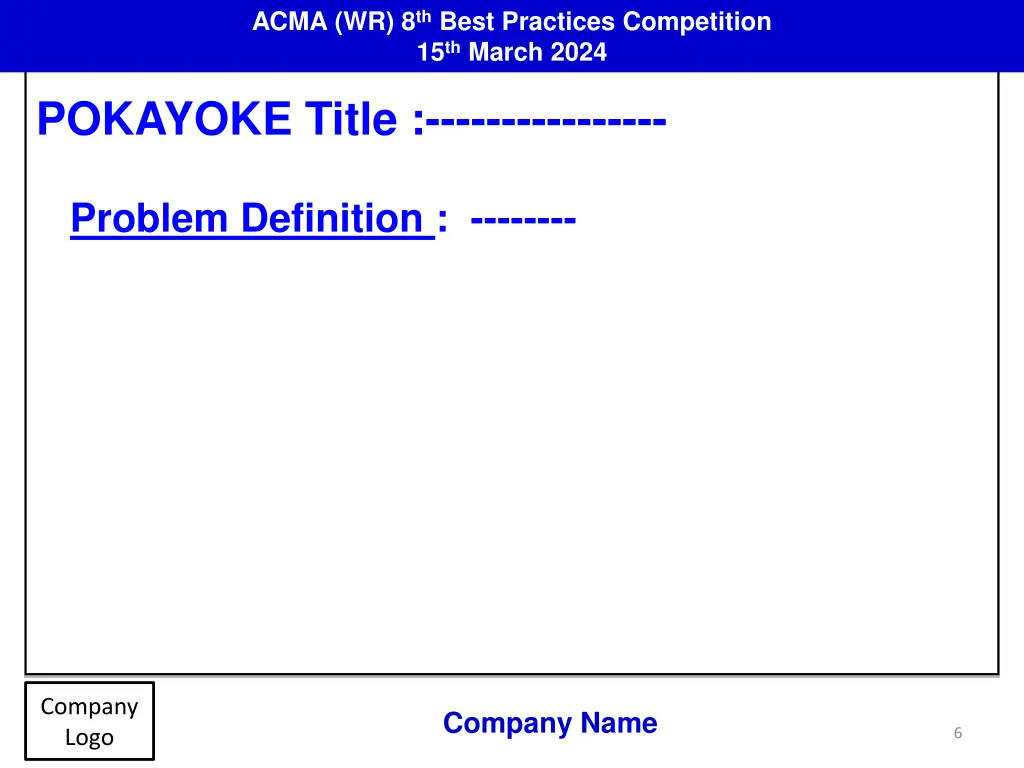 acma wr 8 th best practices competition 5