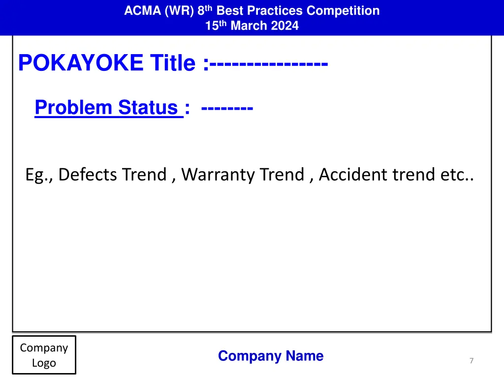 acma wr 8 th best practices competition 6