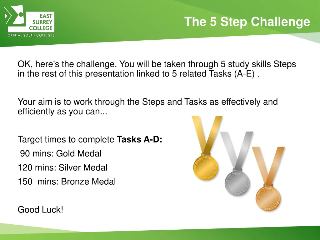 the 5 step challenge