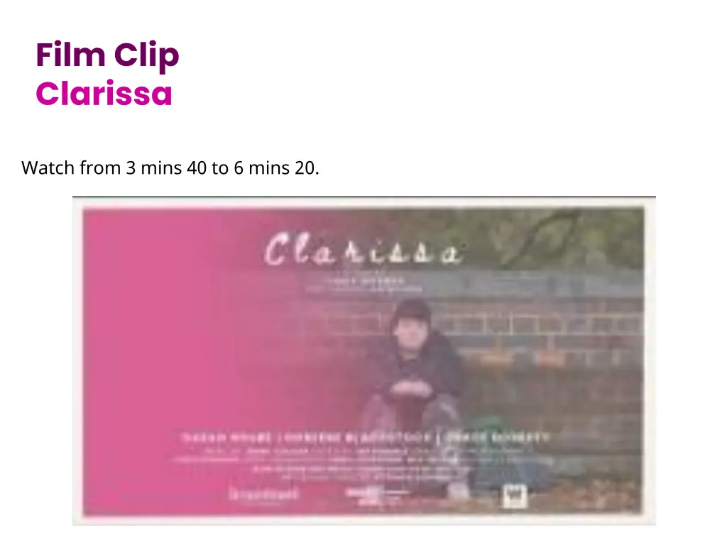 film clip clarissa 2