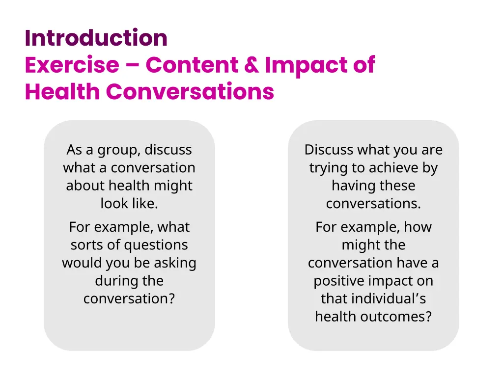 introduction exercise content impact of health